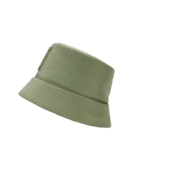 LOEWE NWT NEW green puffer nylon bucket hat 58 cm - current season - $690